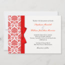 Search for bows wedding invitations Red