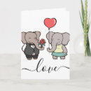 Search for elephant valentines day cards Couple