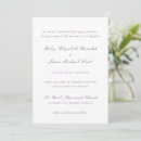 Search for elegant purple wedding invitations Modern