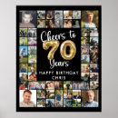 Search for 70th birthday posters Cheers to 70 years