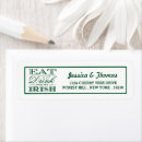 Search for irish clover return address labels Green and white