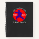 Search for martial arts notebooks Black belt
