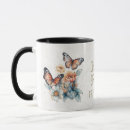 Search for watercolor butterflies mugs Blue