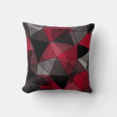 Search for red black grey cushions Geometric pattern