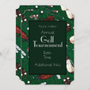 Search for golf tournament invitations Green