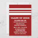 Search for red and white graduation invitations Classic