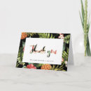 Search for tropical wedding thank you cards Gold