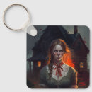 Search for gothic decor key rings Creepy design