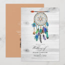Search for dreamcatcher wedding invitations Rustic