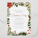 Search for rose gold christmas invitations Greenery