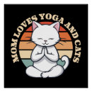 Search for cat yoga posters Meditation