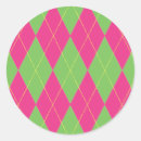 Search for argyle round stickers Diamond pattern