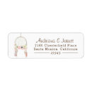 Search for feathers return address labels Rustic