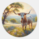 Search for longhorn stickers Cow