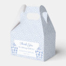 Search for wedding favour boxes Blue and white