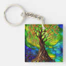Search for stained glass key rings Gold