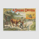 Search for cow and chicken tissue paper Vintage