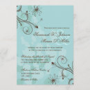 Search for turquoise and brown wedding invitations Aqua