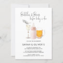 Search for bubbly baby shower invitations A baby is brewing