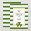 Search for irish bridal shower invitations Shamrock