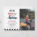 Search for too fast birthday invitations Race on over