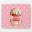 Search for cute bear mousepad mouse mats Watercolor