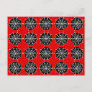 Search for webs postcards Red