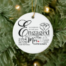 Search for bride to be christmas tree decorations Fiancee