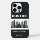 Search for boston massachusetts iphone cases Black and white