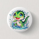 Search for alligators badges Green