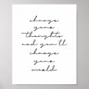 Search for thoughts posters Minimalist