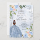 Search for blue and silver sweet 16 invitations Elegant