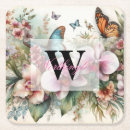 Search for tropical butterfly coasters Watercolor