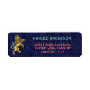 Search for matching stamps return address labels Blue