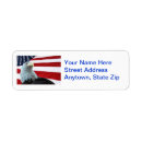 Search for us flag return address labels Usa
