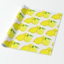 Search for yellow lemon wrapping paper Greenery