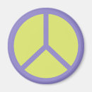 Search for peace sign magnets Colourful