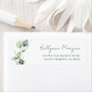 Search for bridal shower thank you return address labels Watercolor
