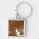 Search for cowhide key rings Brown