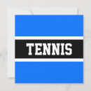 Search for tennis invitations Blue
