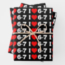 Search for 67 wrapping paper Gen alpha