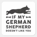 Search for funny german stickers Shepherd