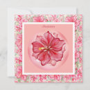 Search for red hibiscus flower invitations Elegant