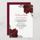 Search for floral memorial service invitations Flowers
