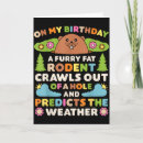 Search for groundhog day birthday cards Valentineâ