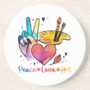 Search for painter coasters Colourful