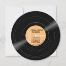 Search for vinyl records wedding stationery Vintage