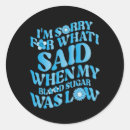 Search for for what i said stickers Blood