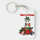 Search for festive design key rings Holly