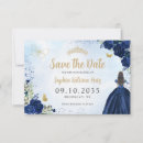 Search for princess save the dates Gold glitter sparkle
